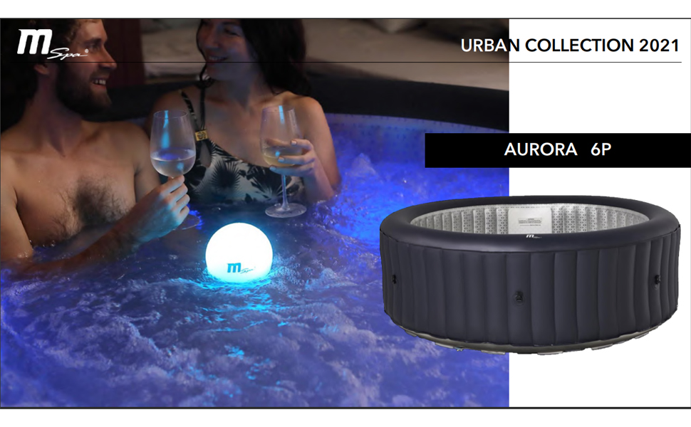 hot tub aurora mspa led