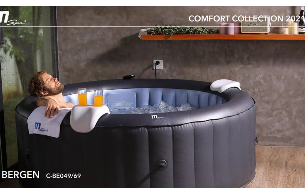 MSpa aufblasbarer Whirlpool Comfort Bergen C-BE061 - für 6 Personen